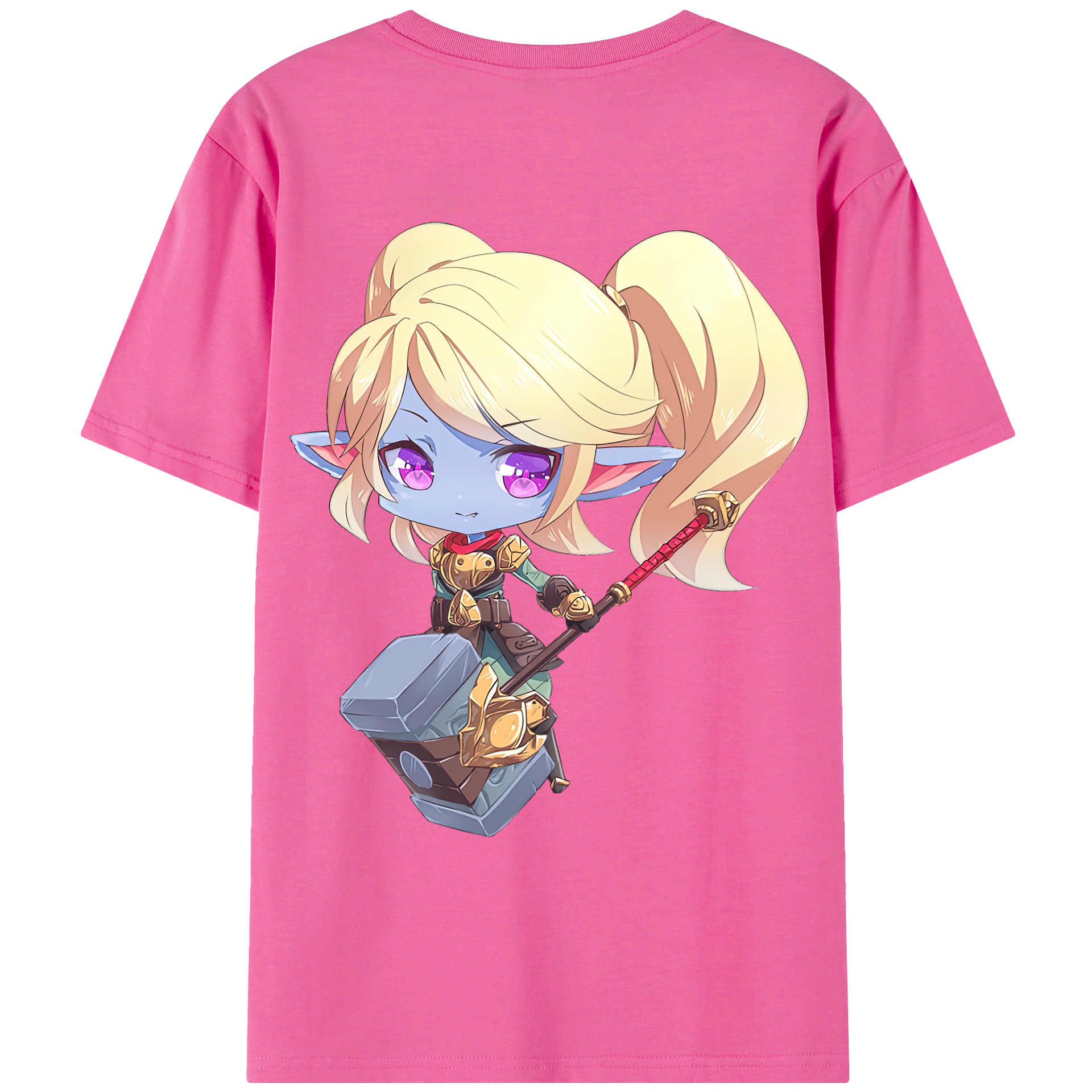 リーグ・オブ・レジェンド League of Legends LOL レディース半袖Tシャツ(バックプリント)